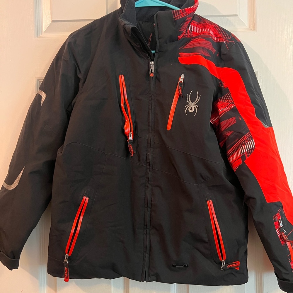 Spider boys winter coat